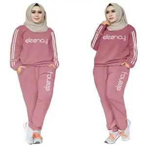 BMF2 Setelan Marimar Olivia L, XL , XXL, 3XL Fashion Pakaian Baju Olahraga Sport Wanita Muslim Setelan Celana Panjang Kaos