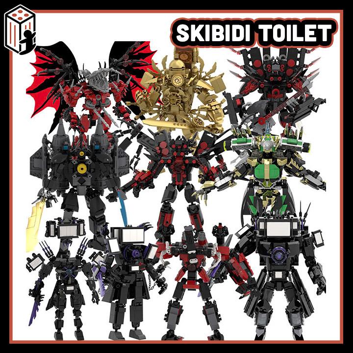 Skibidi Toilet Mô hình Titan Camera Man Clock Man Đồ chơi Skibidi Toilet Gạch Titan Drill Man V3 ST-715 - ST-G014