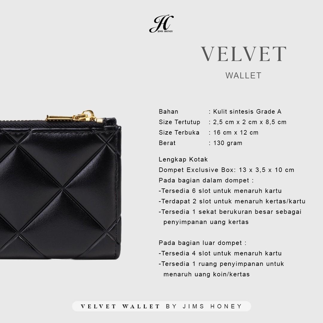 VELVET MINI WALLET JIMS HONEY