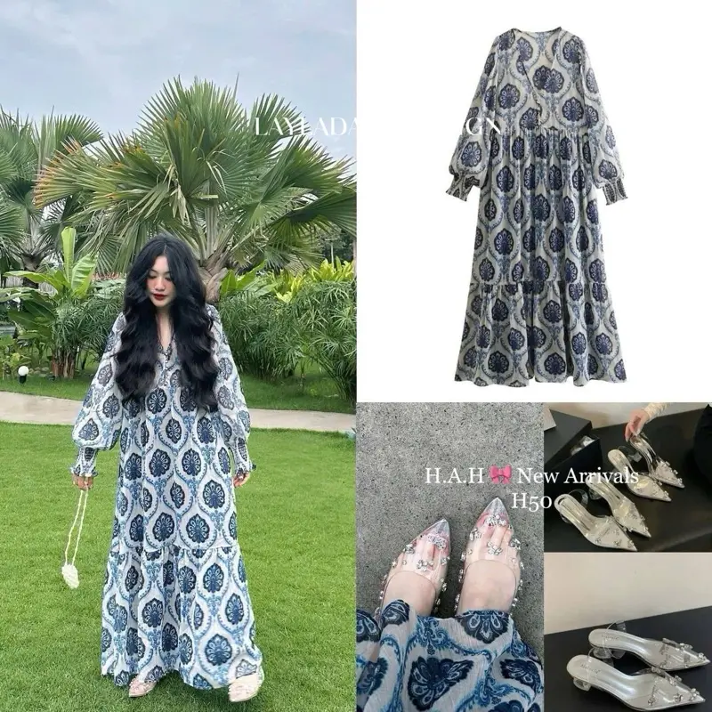 ĐẦM MAXI VOAN MỀM CAO CẤP LAYLADANG DESIGN