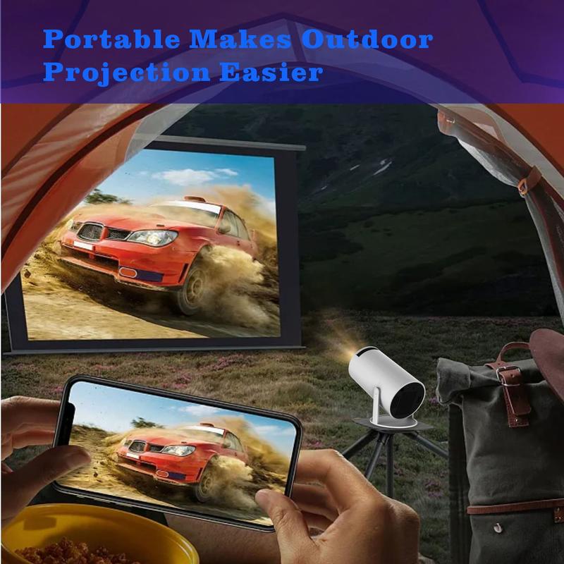 Product Introduction of Magic-Zone Hy300pro Projector Home 4K Portable LCD Ultra HD Living Room Wall Projection Wireless Same Screen Projector 8