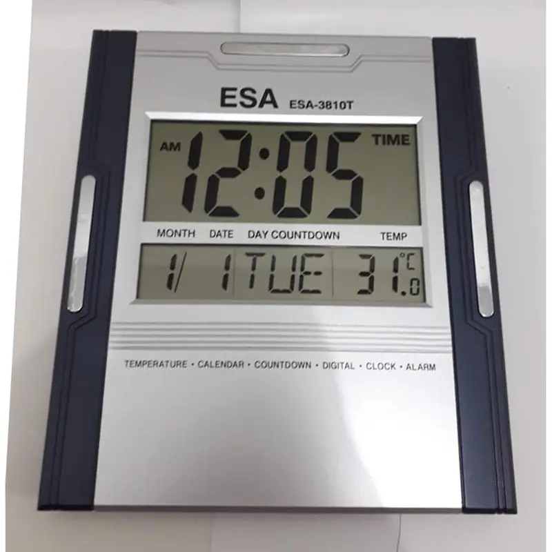 JAM DINDING DIGITAL ESA 3810 BISA DINDING DAN MEJA 1