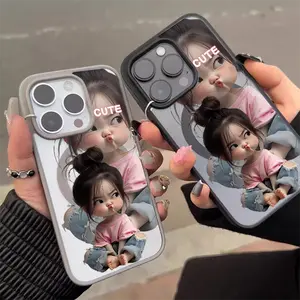 Untuk Case iPhone 15 15PLUS PRO MAX 14 PLUS PRO MAX 13 PRO MAX 12 PRO MAX 11 PRO MAX XS MAX SAMSUNG A15 A35 A55 S24ULTRA S25 S24 S23 S22 S21 asing Hp HardCase Cover Protection ZHCXK25