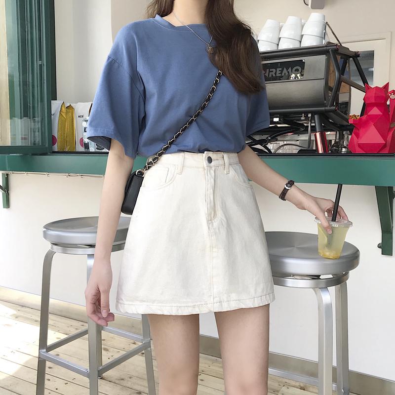 Product Introduction of Chân Váy Denim Ngắn, Phong Cách Ins, Dành Cho Nữ, Hàng Mới Về Mùa Xuân Và Mùa Thu 2023, Cạp Cao, Bó Sát Và Nâng Cao, Chân Váy Bút Chì Chữ A, Ôm Dáng 19