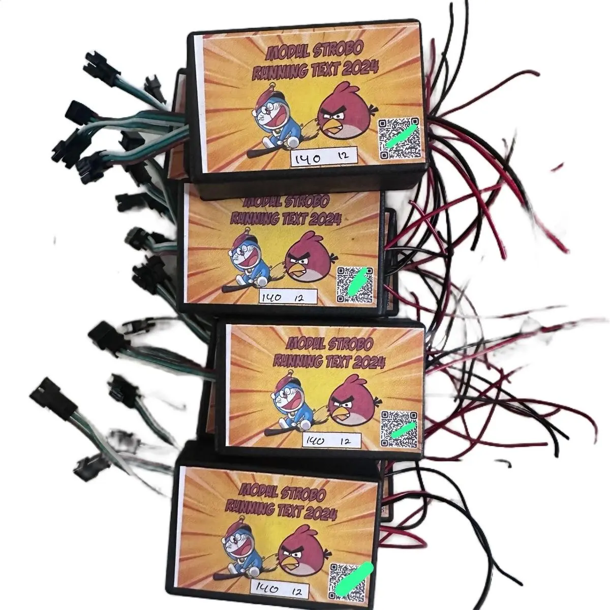 modul strobo 5 baris doraemon angrybird