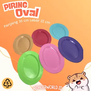Piring Saji Oval 12 Inch (30x22) Warna Pastel - Kitchenware - Piring oval plastik murah cek variasi Makan PIRING IKAN ALAT DAPUR UNIK ALAT DAPUR CUCI GUDANG SERBA 10RB