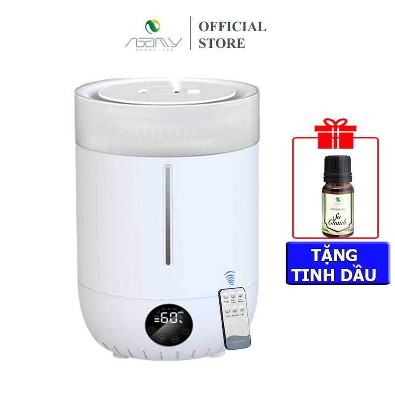 Máy Xông Tinh Dầu Khuếch Tán Phun Sương T400 Nga My Dung Tích 4.0 L Tặng 1 Tinh Dầu Đèn Led 7 Màu, Tạo Độ Ẩm, Phun Tinh Dầu Máy Khuếch Tán Tinh Dầu