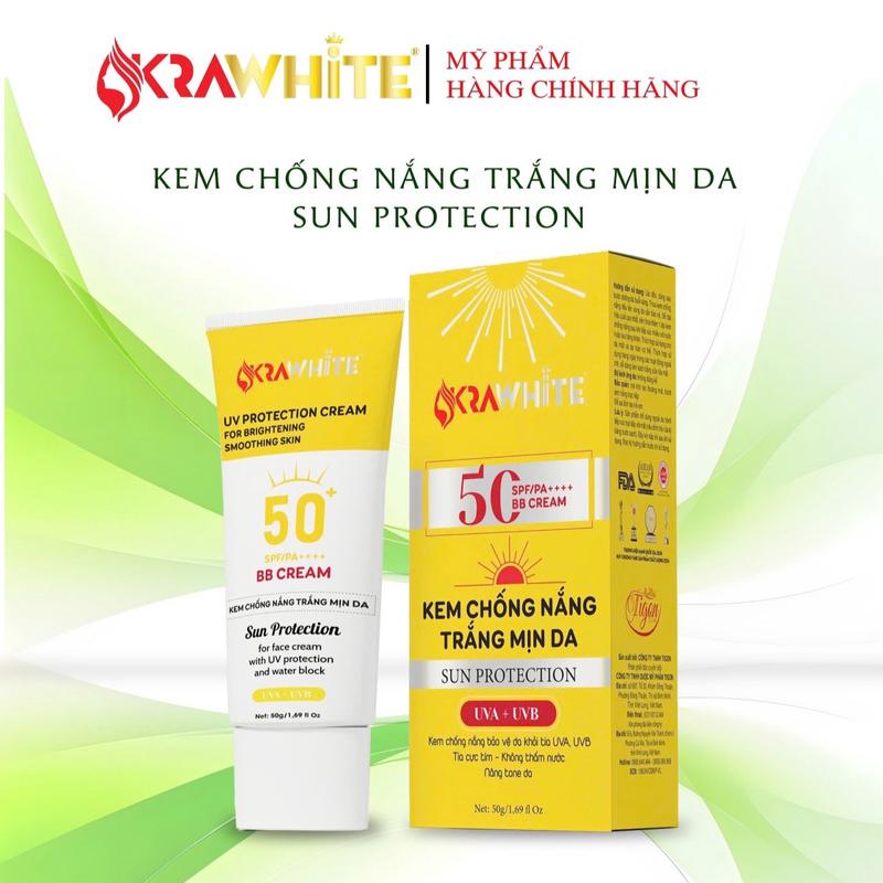  Kem chống nắng trắng mịn da Dược Mỹ Phẩm krawhite  Skincare kemchong chong nang 