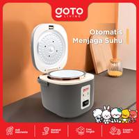 Gambar Goto [COD] Gohan Rice Cooker Penanak Nasi Magic Com Low Watt Anti Lengket 1L - DARK GREY dari Goto Living Kota Tangerang 4 Tokopedia