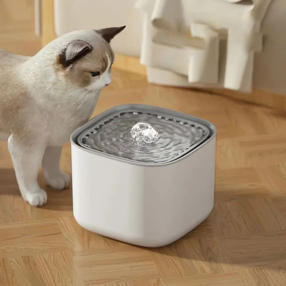 Pet Drinking Fountain 3L Automatic Cat Water Fountain Silent Electric Auto Recirculate Filter Plastic Large Capacity Cat Water Drinker For Cats Dogs Puppy