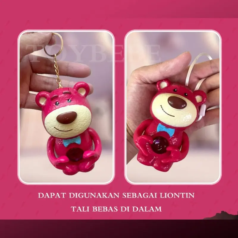 Mainan perempuan [Versi audio]I love you Lotso Sanrio boneka Night sonic Light Kawaii 3D LED Cinnamoroll Lampu Figure Kartun  Lucu Kecantikan Hiasan Kamar Tidur Samping Tempat Kotak kado ulang tahun cewek Plastik pentol pasangan Kuning Hadiah Ayam 4