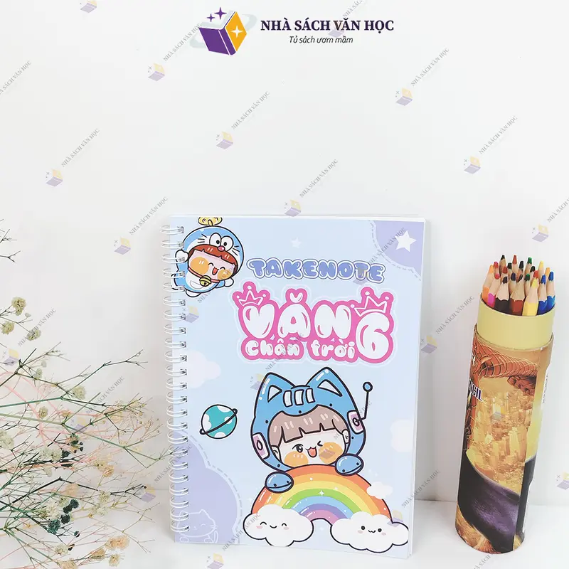 Sổ Tay Takenote Văn 6 Chân Trời - Tổng Hợp Kiến Thức Môn Văn Lớp 6 - Phiên Bản Mới Nhất- Khổ Giấy A5 1