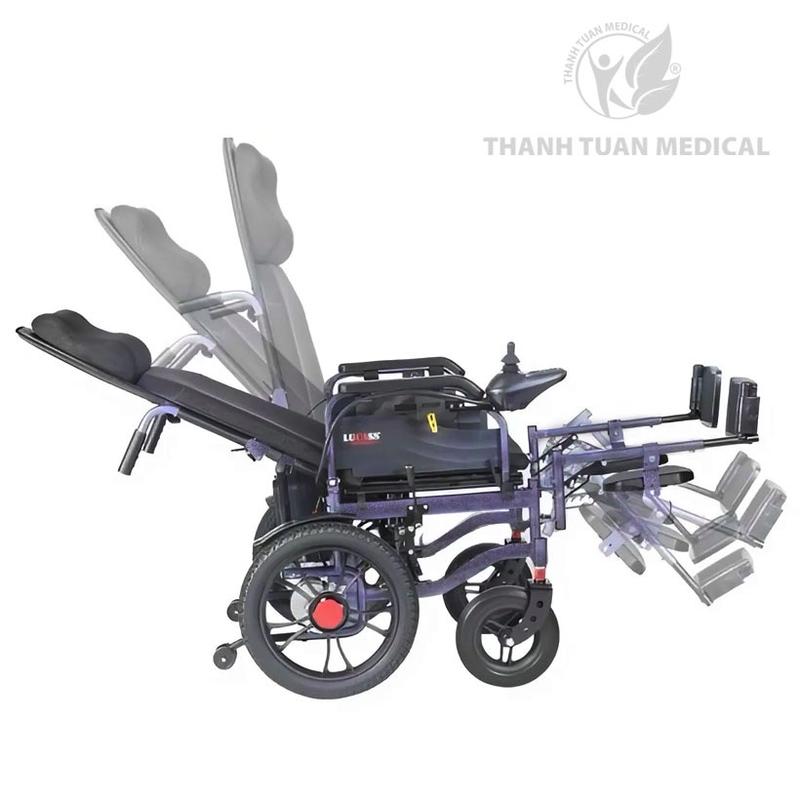 NEW 2025 - Xe lăn điện NGẢ NẰM CƠ LUCASS XE-802 và S-803 NGẢ NẰM TỰ ĐỘNG, tiêu chuẩn Mỹ - Hỗ trợ người già di chuyển dễ dàng hơn, BH 1 năm