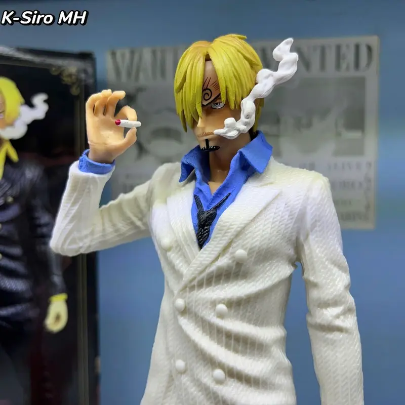 Mô hình One Piece - Vua hải tặc Vinsmoke Sanji hắc cước, đá lửa, nhả khói cao 32cm - K-Siro MH 7