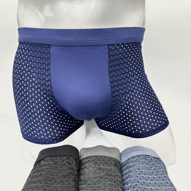 Product Introduction of QUẦN Boxer Sịp Đùi Lưới To Thông Hơi Cao Cấp Co Giãn 4 Chiều Thông Hơi Thoáng Khí [408] 7