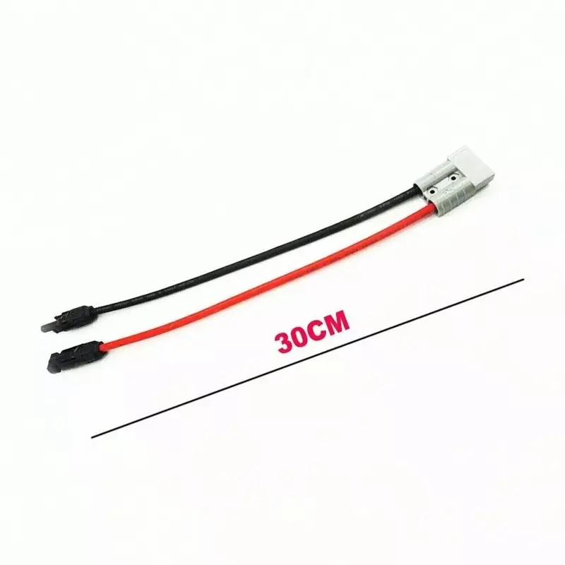 Cáp Bảng Điều Khiển Năng Lượng Mặt Trời, 50 AMP, Đầu Nối Bộ Chuyển Đổi Y, Chiều Dài 30cm, Kích Thước Đầu Vào 30mm2, Đầu Nối Anderson 0