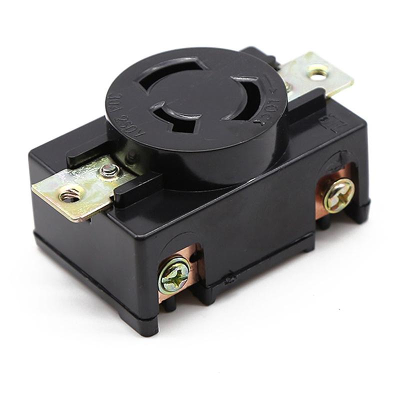2KW Generator Socket Anti-Loose Socket 168f/170f For  Anti-Off 3-Holes Socket 8