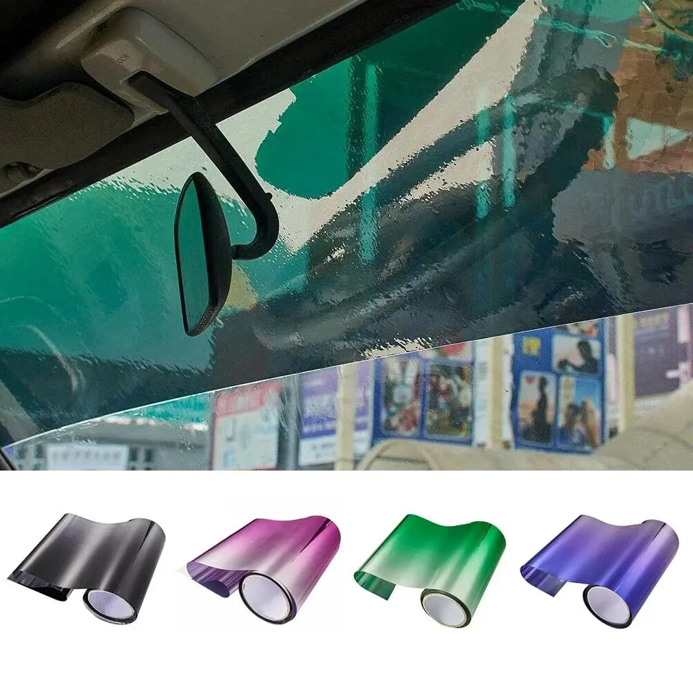 Universal Car Sun Shade Front Windshield Sunshade Protector Solar Window Tint Film Heat Insulation Color Changing Film
