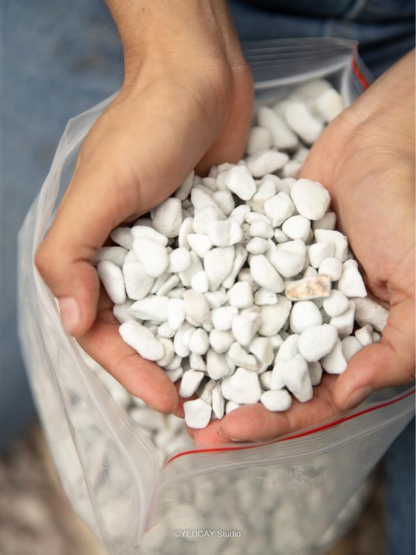 Đá perlite hạt lớn 6-12mm, đá chân châu, lót đáy chậu, trộn giá thể trồng cây