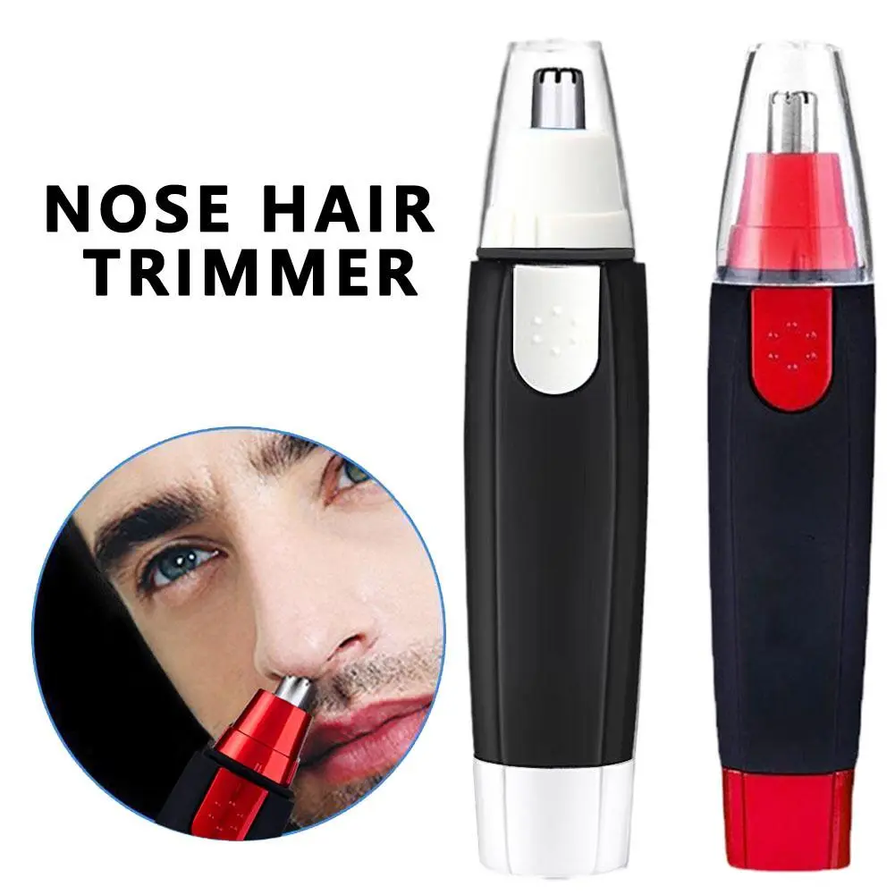 Electric Nose Hair Trimmer For Men Battery Model Trimming Nose Hair Women Nostrils Trim The Hair Scissors Nasal Hair Knifes BAT3304