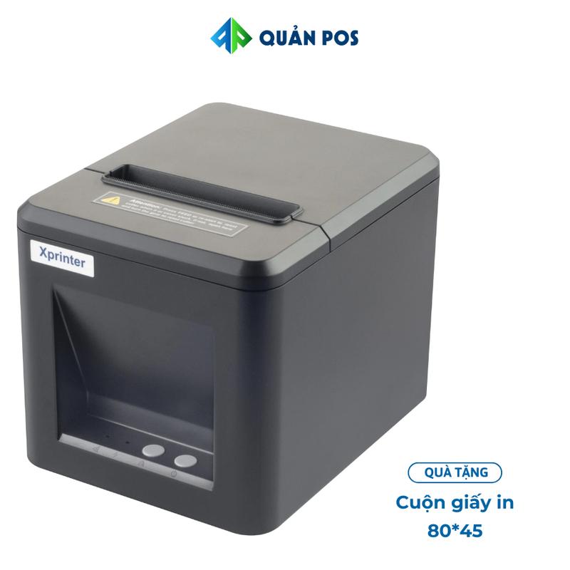Máy in hóa đơn, in bill tính tiền Xprinter T80U kết nối với máy tính