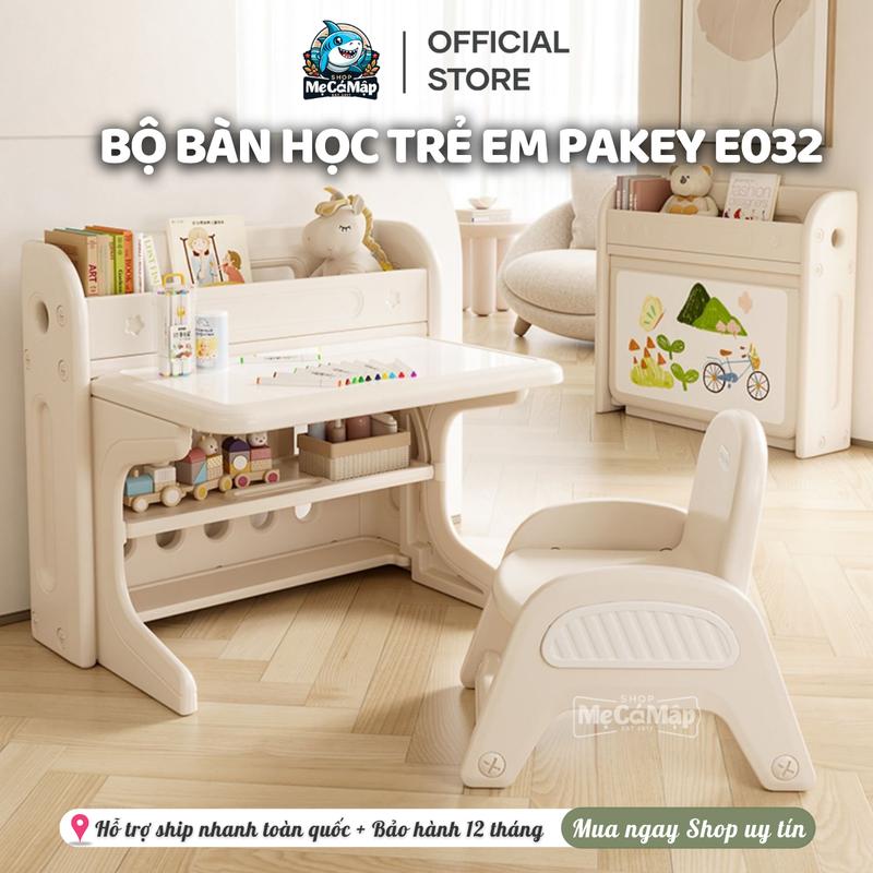 Bộ Bàn Ghế Cho Bé Đa Năng Chính Hãng Pakey Bàn Học Trẻ Em Gấp Gọn Dày Dặn Nhựa Nguyên Sinh Siêu Bền