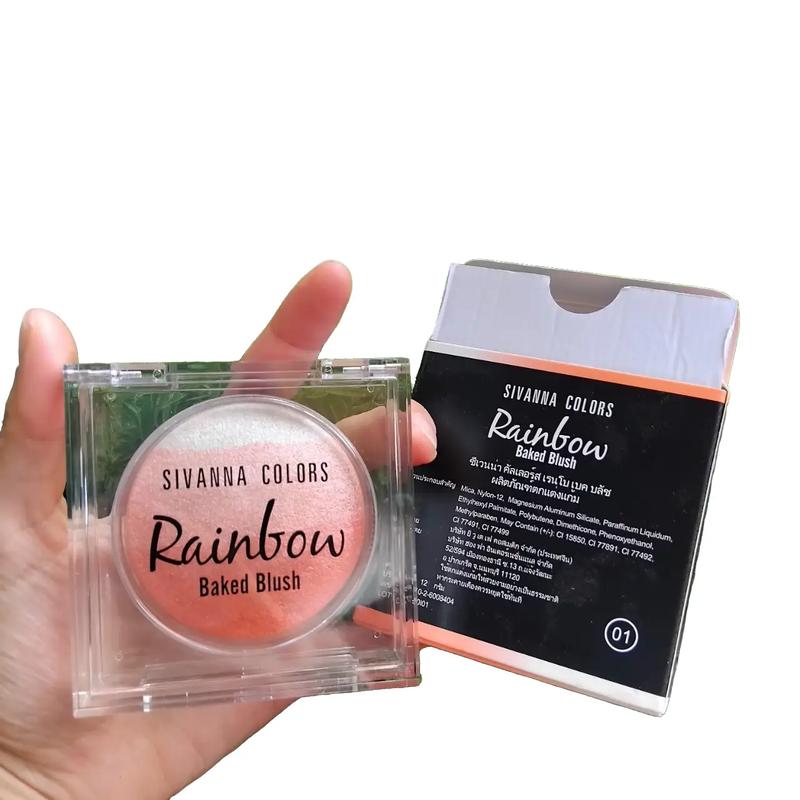 Phấn má hồng nhũ bắt sáng cầu vòng Sivanna Thái Lan Mỹ Phẩm Cosmetic