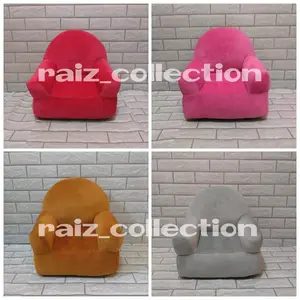 sofa anak polos oval untuk usia maksimal 3th