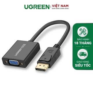 Cáp chuyển đổi Displayport sang VGA cao cấp chính hãng UGREEN DP109 20415 - Bảo hành 18 tháng 1 đổi 1