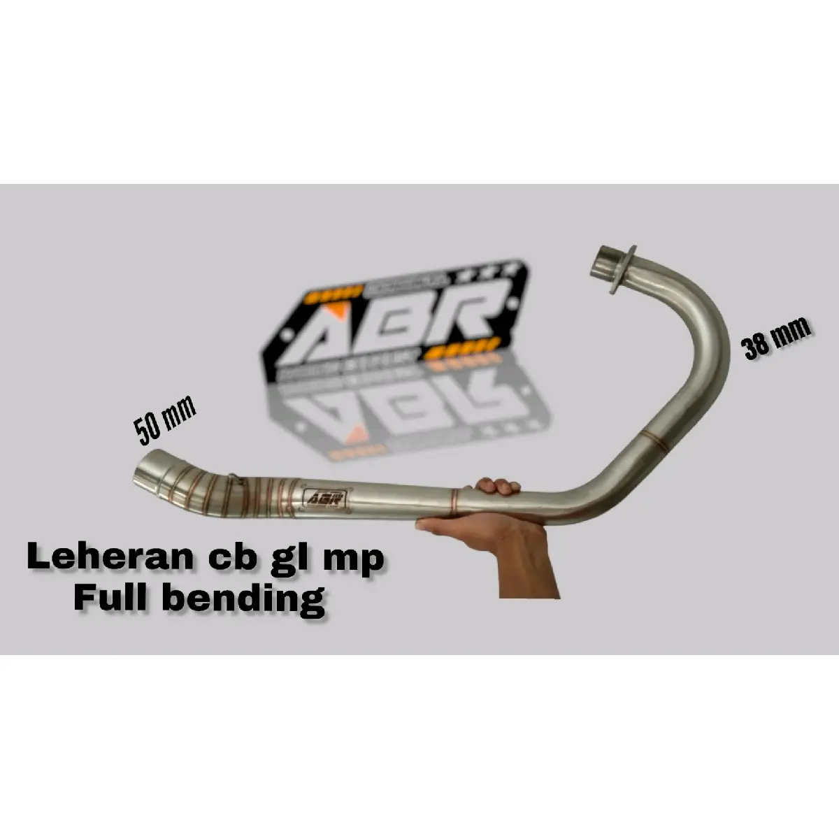 leher header knalpot abr roll bending cc 250 up cb gl megapro