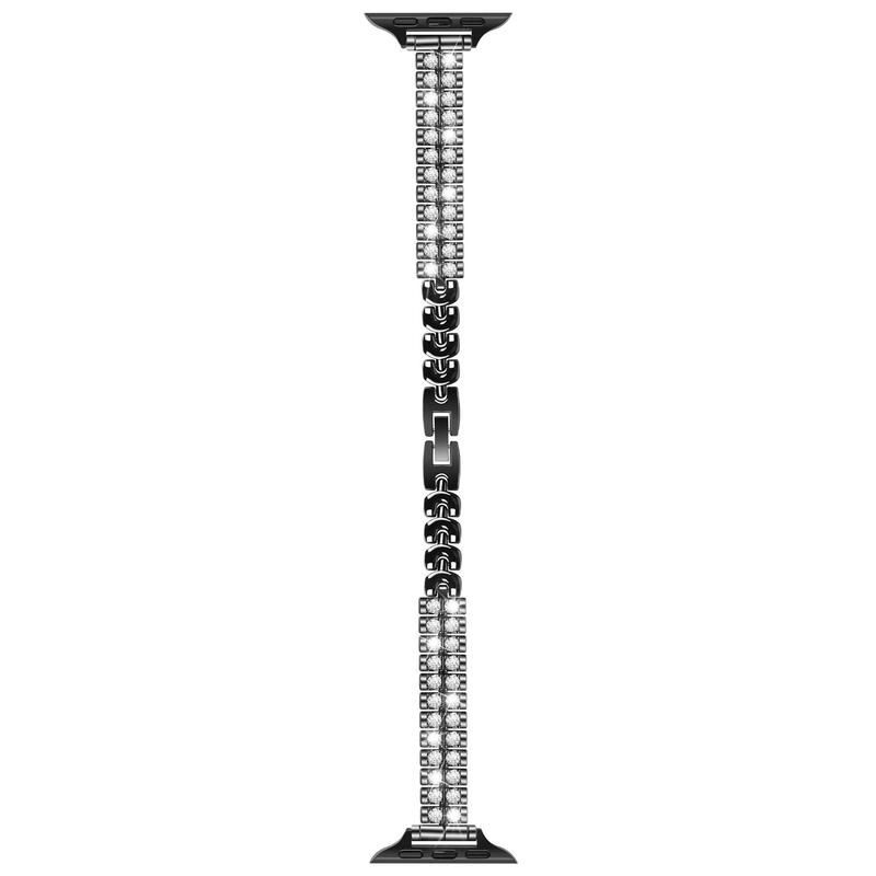 Rhinestone Decor Watch Band, Watch Band for Apple Watch, Smart Watch Accessories for Women & Men, Compatible with Apple Watch Series, Wearable 2