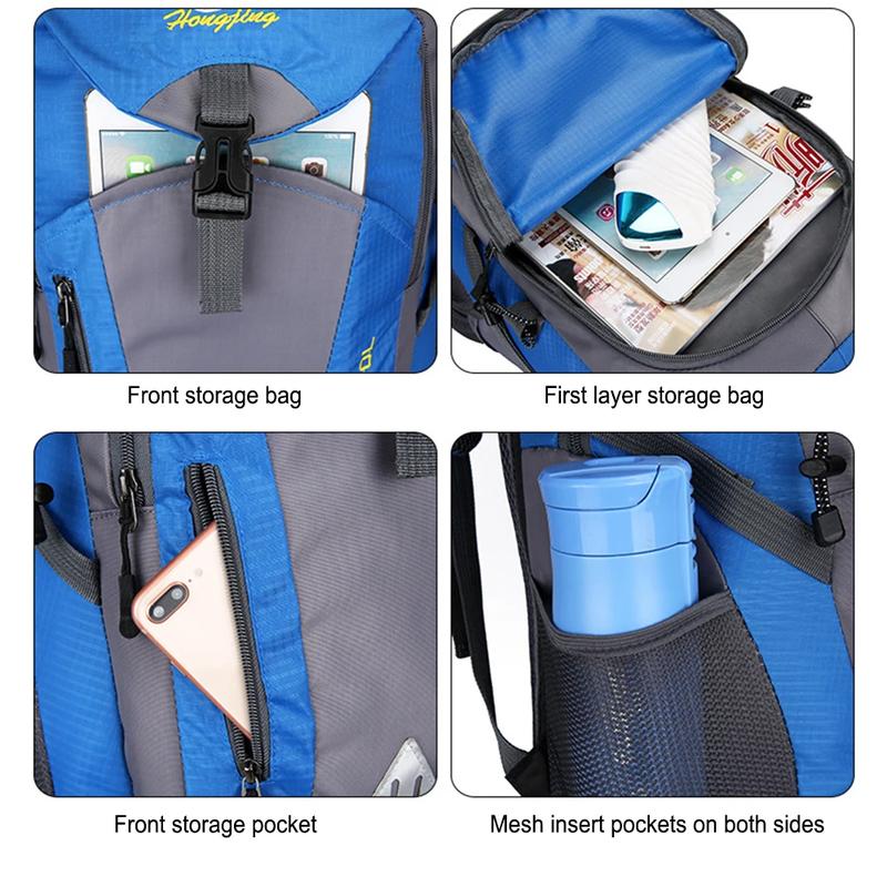 Product Introduction of AGS Waterproof Outdoor Backpack Hiking Camping Travel Bag Sports Rucksack Casual Waterproof Backpack Men Women Laptop Sports Bag Hiking Camping Mountaineering Outdoor Travel Bag AC1 18
