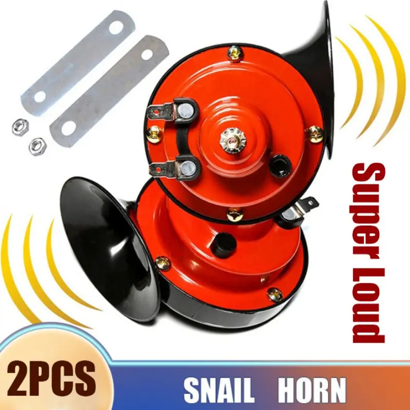 Bestselling 12V Universal Car Horn Motorcyle Horn Super Loud Auto Vehicle Boat Snail Air Horn Waterproof  Horn