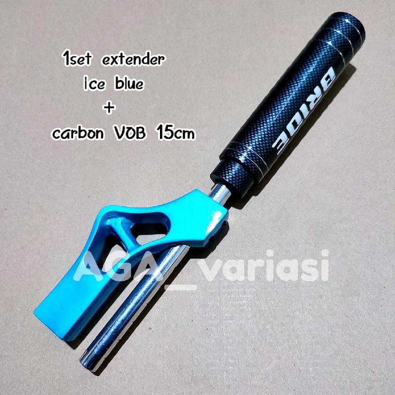 Product Introduction of shift knop perseneling variasi mobil universal EXTENDER TUAS CARBON 15CM Baut 24