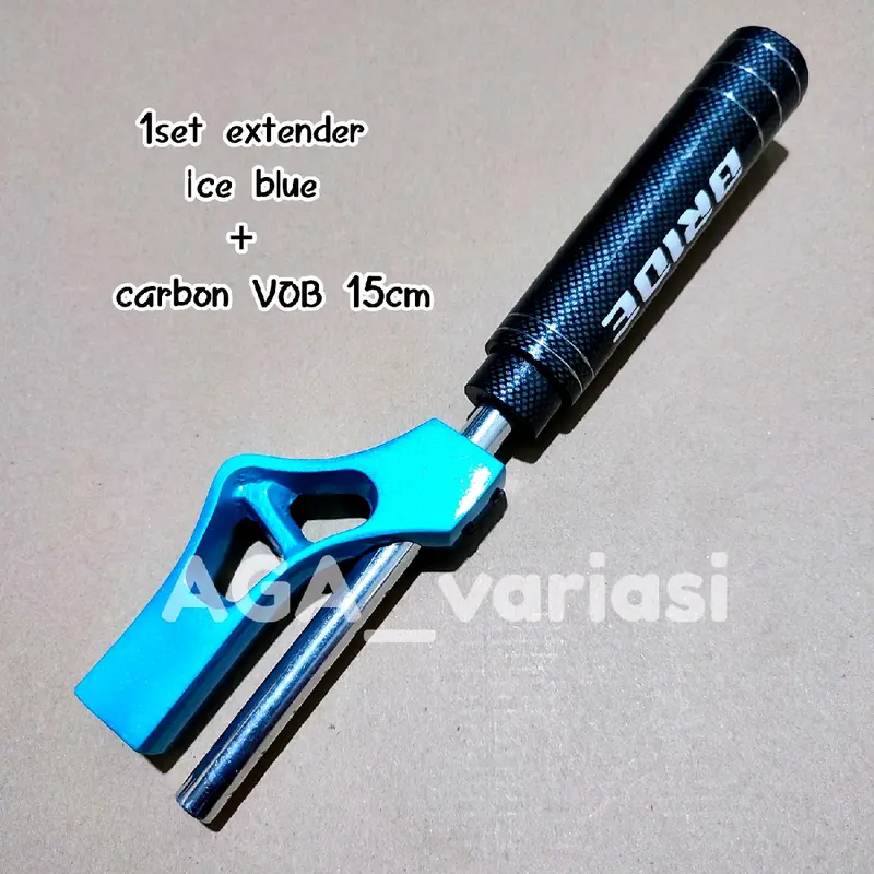 shift knop perseneling variasi mobil universal EXTENDER TUAS CARBON 15CM Baut 0