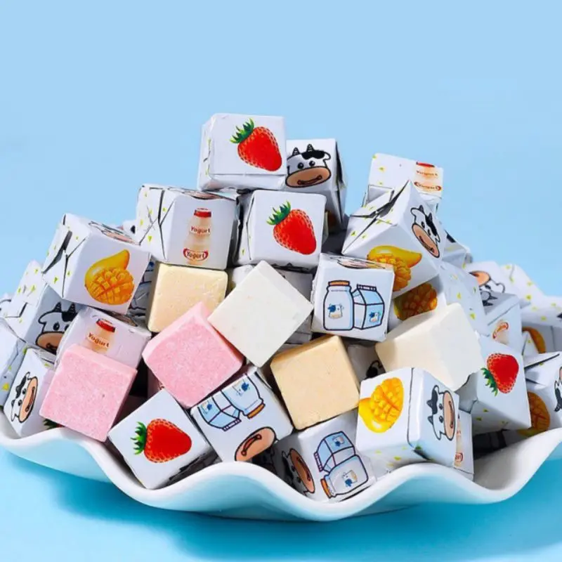 100g Kẹo viên phô mai cheese cube - bánh kẹo ăn vặt ngon Snack Candy Food Thức Ăn Viên Kẹo 8