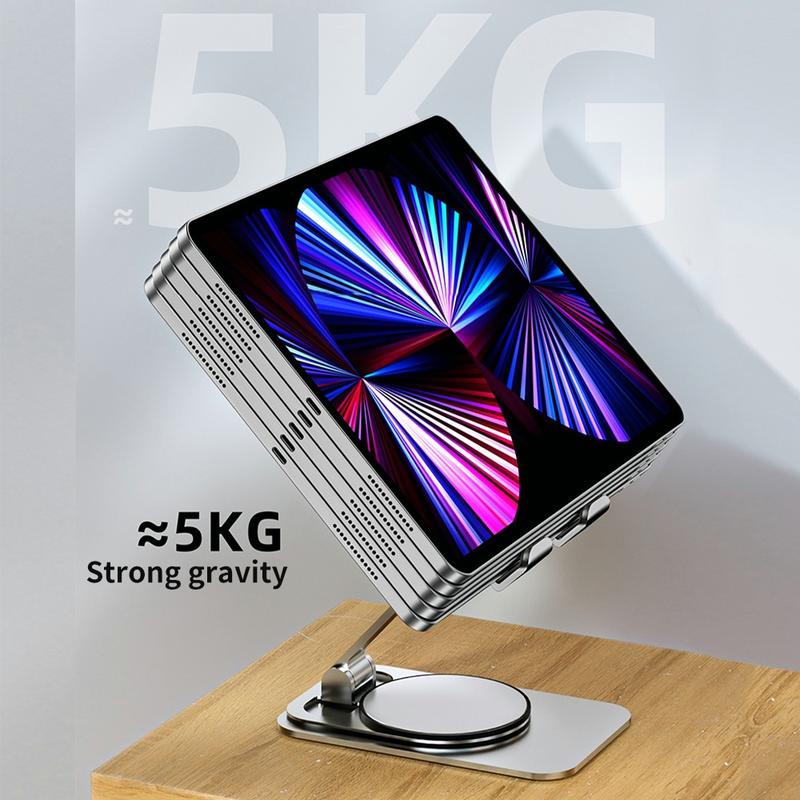 Product Introduction of 【CDO/GOOJODOQ】 360 degree Tablet Phone Stand Holder For iPad Pro 11 10th 10.2 7th 8th 9th Gen  rotatable for ipad Adjusstable Metal soporte tablet phone Accessories Alloy Mobile Smartphone Aluminum Folding 23