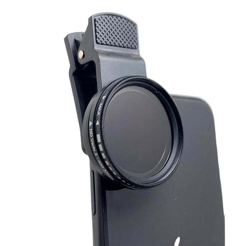 Product Introduction of Mobile Phone Adjustable Lens ND2-400 Filter 37mm Universal Dedicated Slow Shutter Night Scene 29