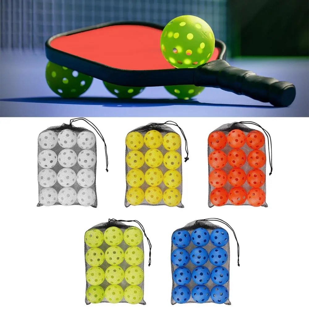 Quả Bóng Pickleball, Chất Lượng Chuyên Nghiệp, Thiết Kế Cụ Thể, 12x, 72mm, Thích Hợp Để Chơi Giải Đua Được Bồi Phẫu, Ngoài Trời