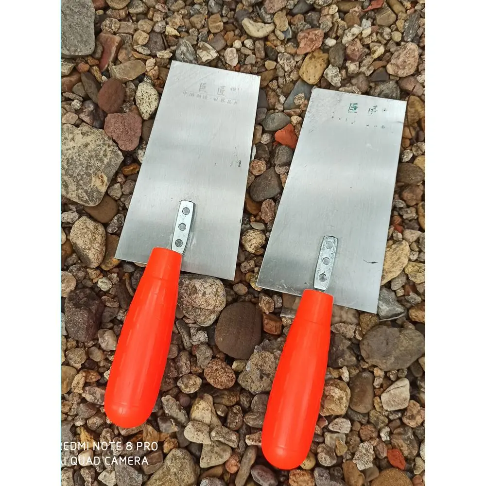 Tile Trowel, Mud Knife, Wall Scraper, Square Gray Spatula, Integrated ...