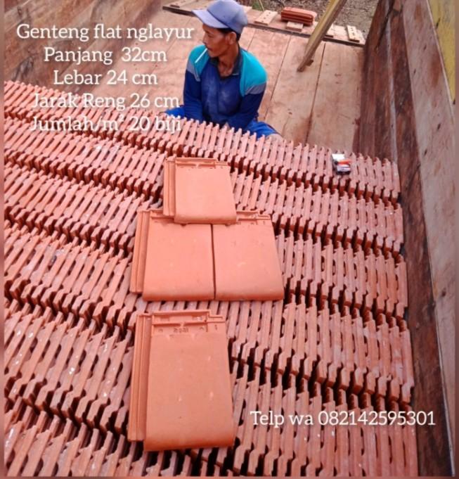 genteng nglayur asli Trenggalek Mantili jumbo