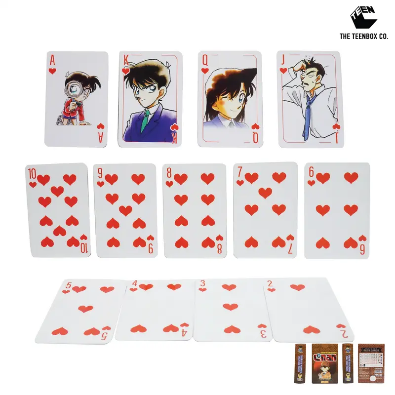Bộ Bài Tây 54 Lá Conan Thám Tử Lừng Danh - Sản Phẩm Có Bản Quyền, Phân Phối Bởi Teenbox Thẻ Bài Cards 2