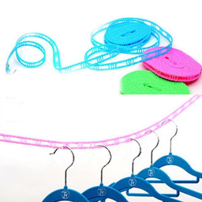 BISA COD - Tali Jemuran Baju 5M Celana Pakaian 5 Meter / Tali Tambang Jemur Clothes Line / Tali Gantungan 5 M 1