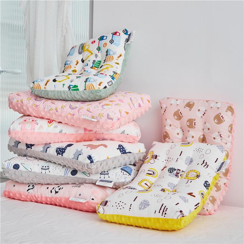[Ready Stock] Cute Cartoon Kids Sleeping Pillows 0-10 Years Cotton ...