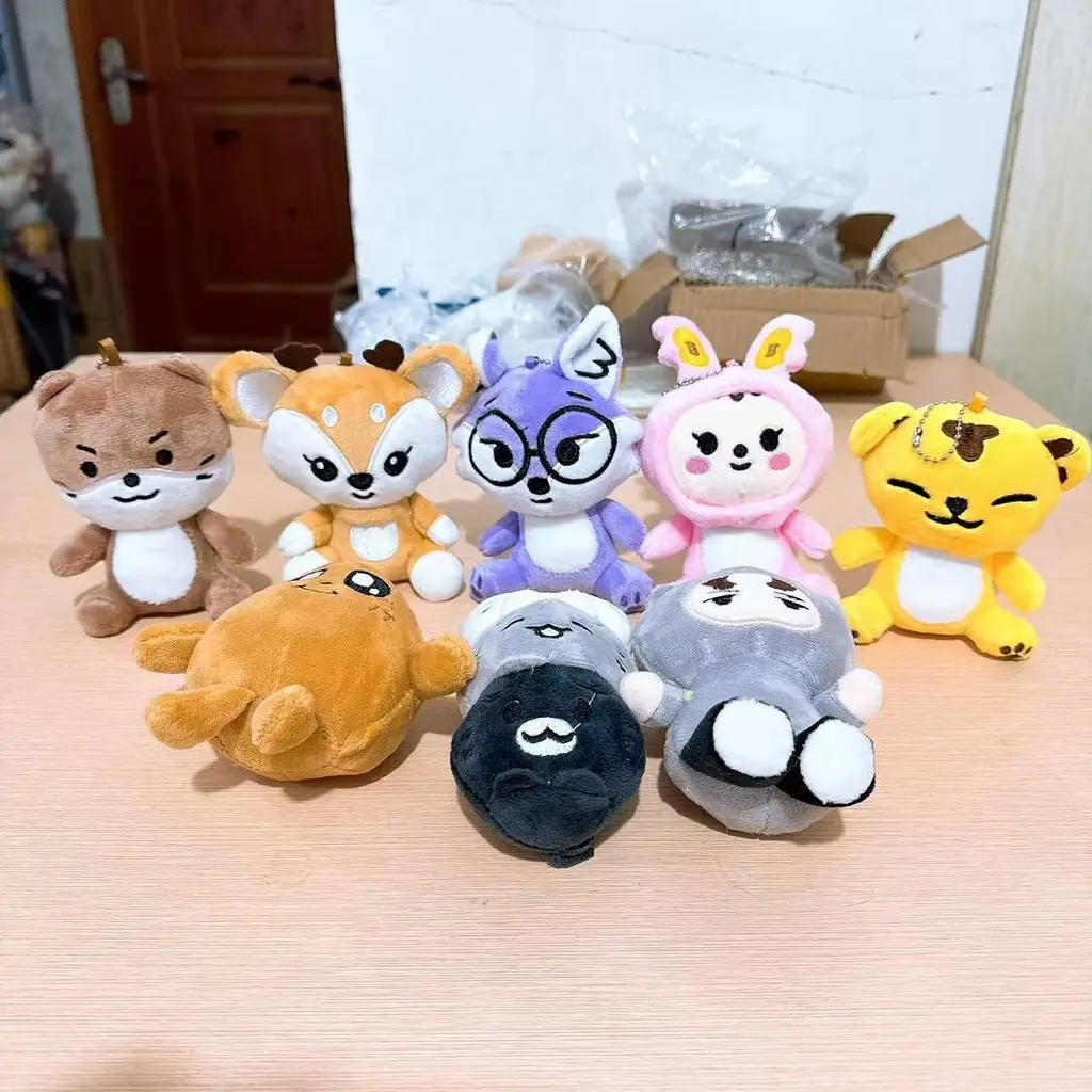 10cm Kpop Idol Seventeen Miniteen Plush Sitting Posture Doll Key