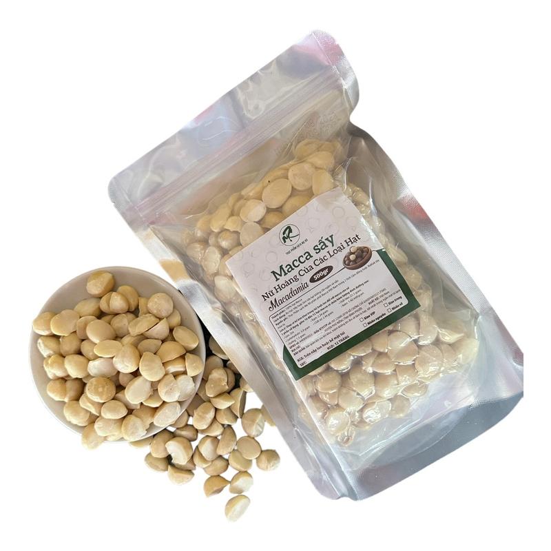  Nhân macca vỡ đôi sấy chín Mẹ Rô Có hồ sơ công bố Xuất hóa đơn công ty đầy đủ 