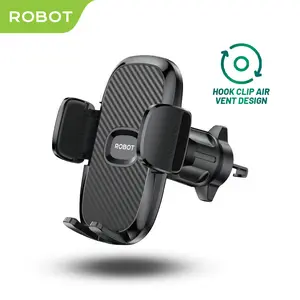 ROBOT Car Holder RT-CH21 Black Rotatable For Smartphone Backseat Car Stand Holder Garansi 1 Tahun