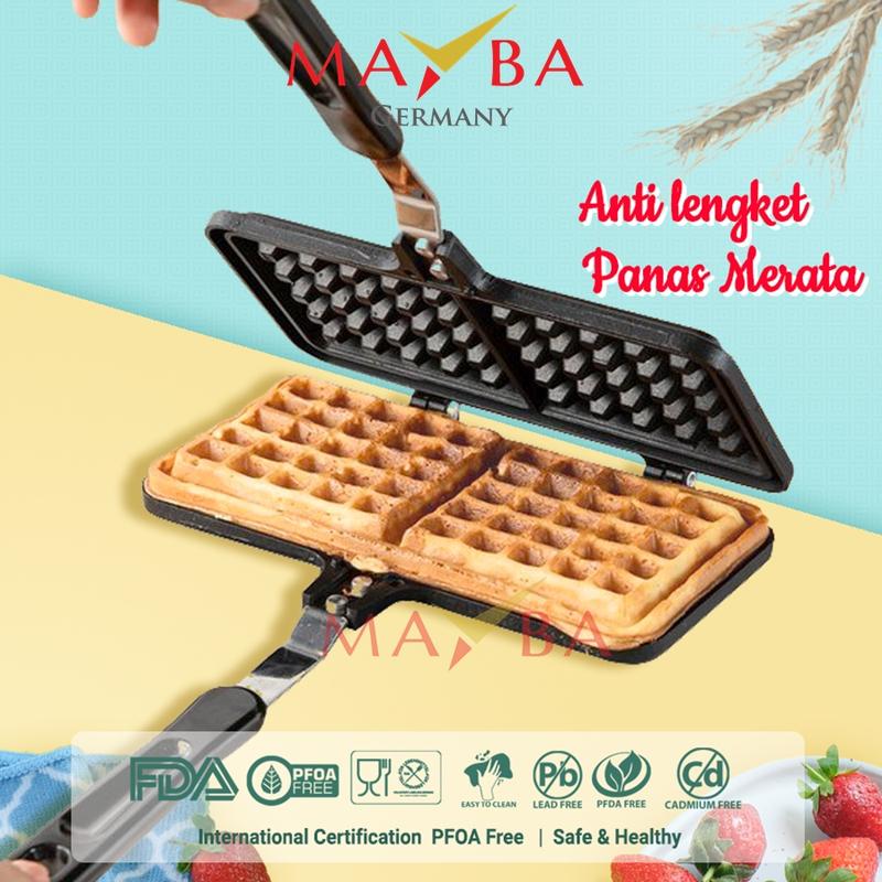 WAFFLE MAKER BELGIAN 2175 WAFEL Double Pan Crofel/Croffle Pa - Shop ...