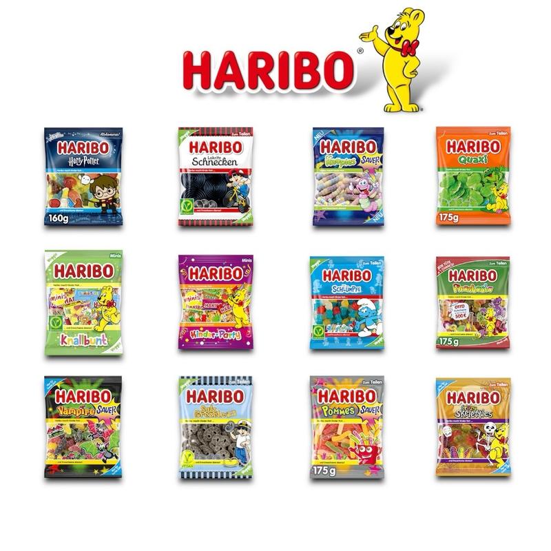 Kẹo Dẻo Haribo Đức Chính Hãng Candy