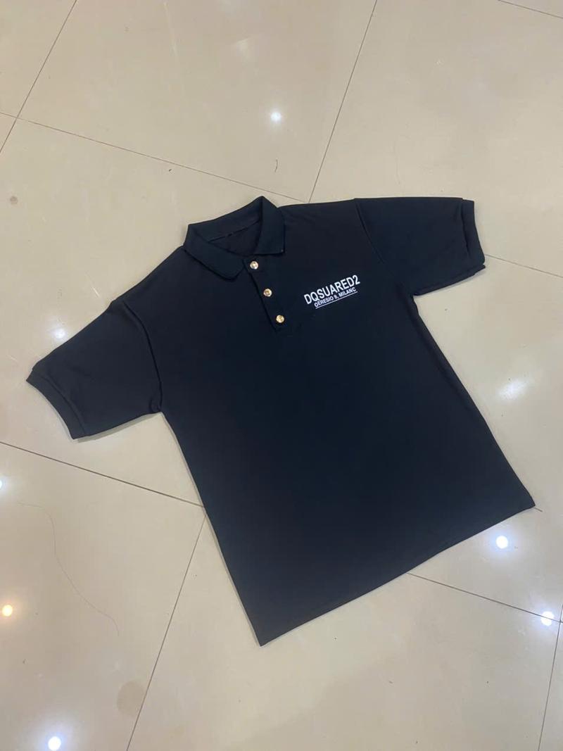 Product Introduction of Áo polo BO CỔ ĐEN ở ngực in DQS đầy đủ bốn size new. 4